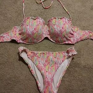 Pink bikini